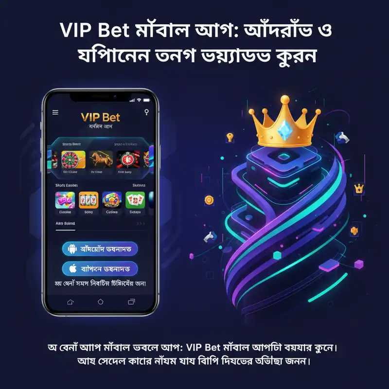 VIP Bet মোবাইল অ্যাপ ডাউনলোড ব্যানার